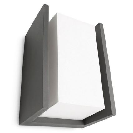 Philips - Utomhus vägglampa  BRIDGE 1xE27/15W/230V IP44