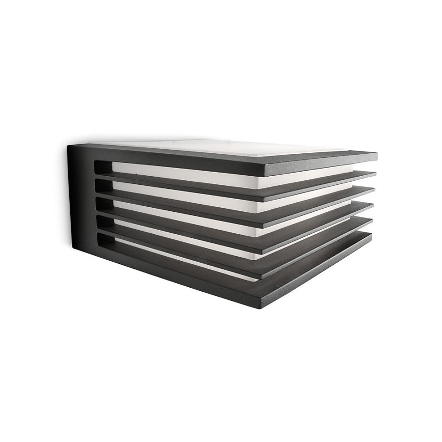 Philips - Utomhus vägglampa  1xE27/15W/230V IP44 antracit