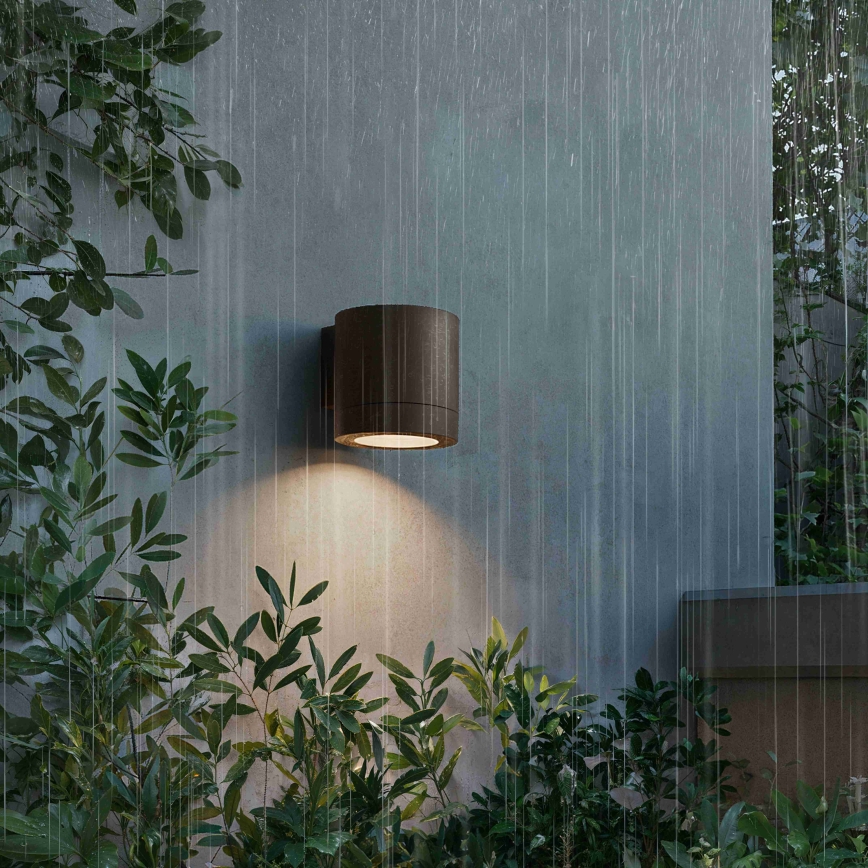 Philips - Utomhusvägglampa FYLX 1xGU10/5W/230V brun IP44