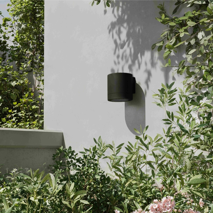 Philips - Utomhusvägglampa FYLX 1xGU10/5W/230V svart IP44