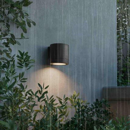 Philips - Utomhusvägglampa FYLX 1xGU10/5W/230V svart IP44