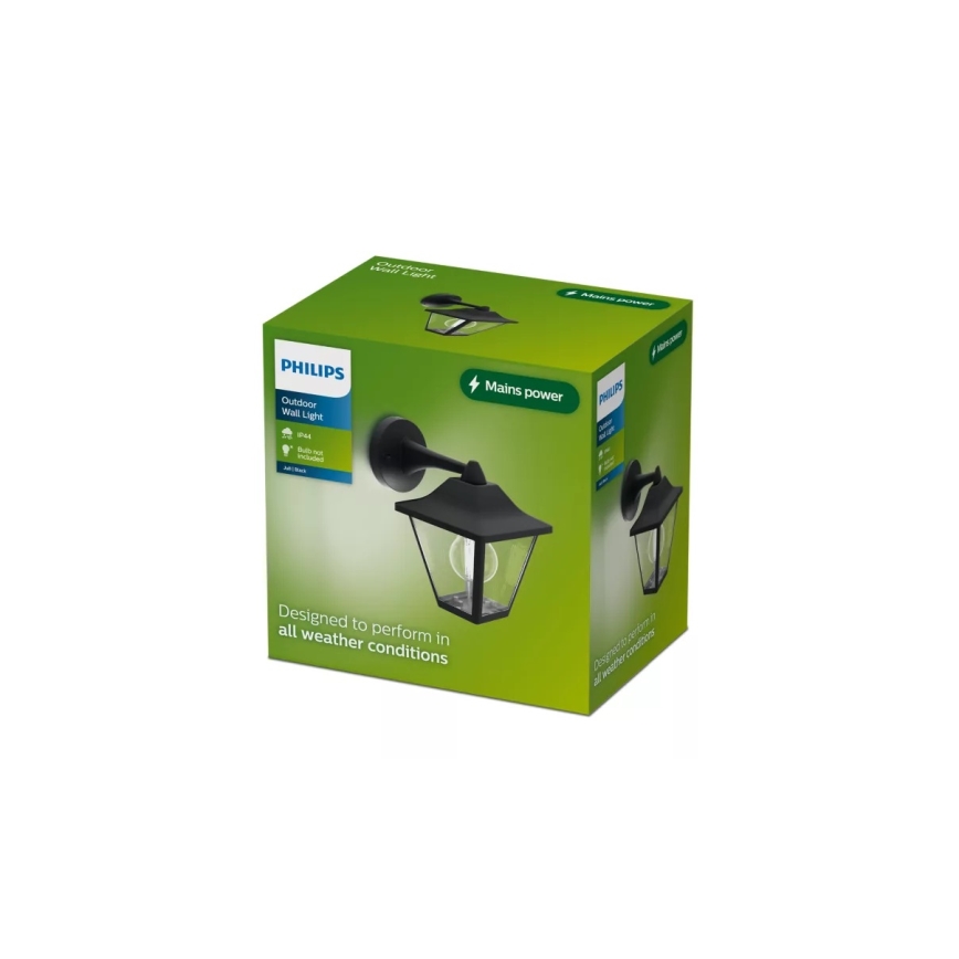 Philips - Utomhusvägglampa JULI 1xE27/25W/230V IP44