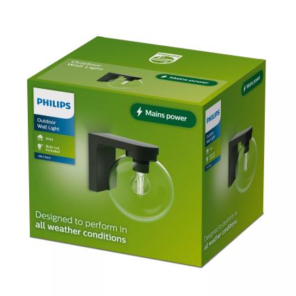 Philips - Utomhusvägglampa ULIO 1xE27/25W/230V IP44