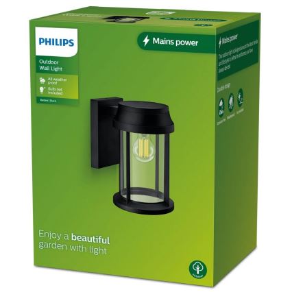 Philips - Vägglampa för utomhusbruk BELLINI 1xE27/25W/230V IP44