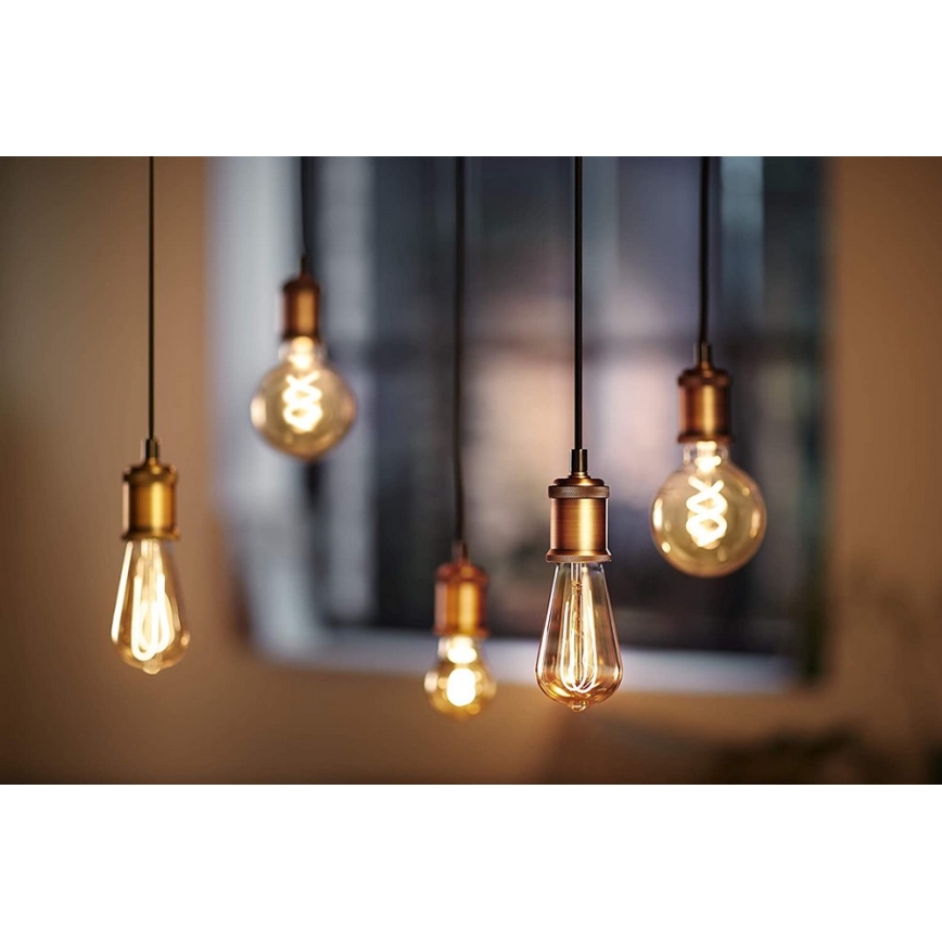 LED-dimbar glödlampa VINTAGE Philips G93 E27/4W/230V 1800K