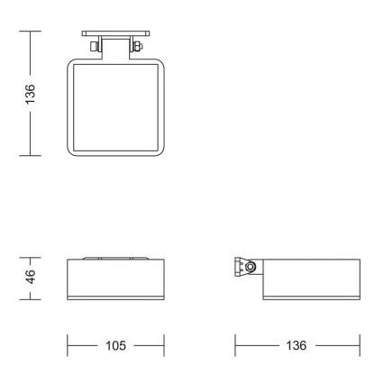 Philips - LED Solcellsvägglampa VYNCE LED/1,5W/3,7V 1500 mAh IP44