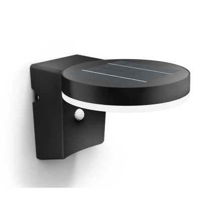 Philips - LED solcellsvägglampa med rörelse- och skymningssensor ZONAL LED/1,3W/3,7V 2500 mAh IP44