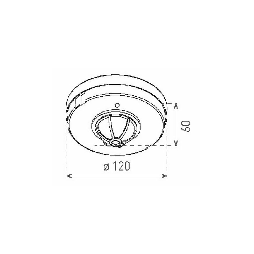 PIR-rörelsesensor 1200W/230V