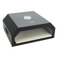 Pizzaugn med inbyggd termometer 40x34,5x16 cm svart