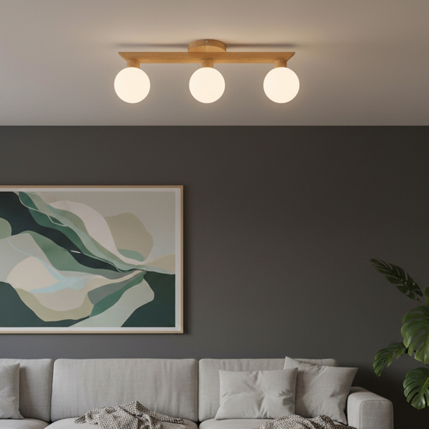 Plafondlampa ANTONIO 3xG9/5W/230V ek/vit