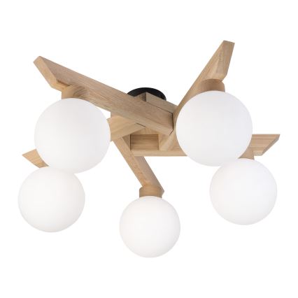 Plafondlampa ANTONIO 5xG9/5W/230V ek/vit