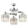 Plafondlampa CRYSTALLINE 3xE27/40W/230V, blank krom