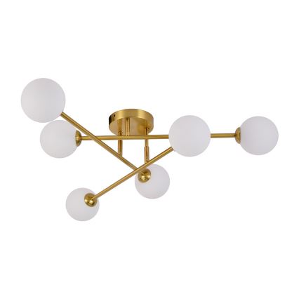 Plafondlampa DORADO 6xG9/28W/230V i guld