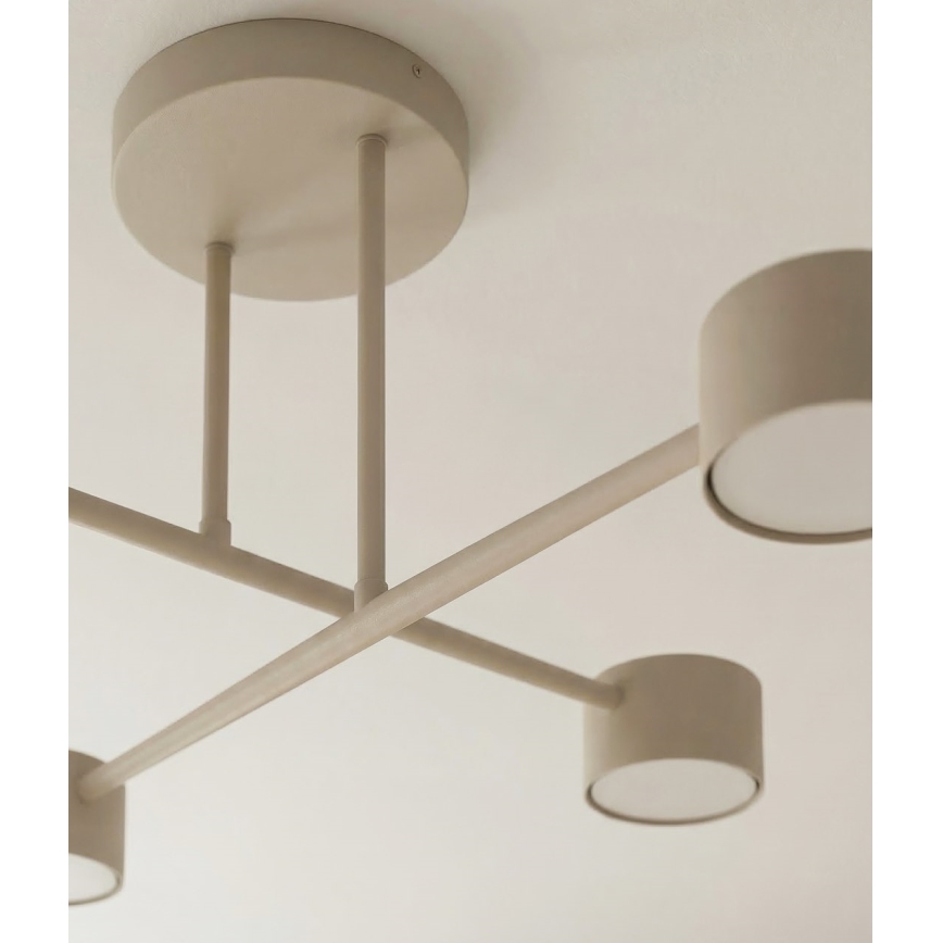 Plafondlampa HALO 4xGX53/12W/230V beige