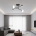 Plafondlampa HOLON 2xG9/8W/230V + 2xGX53/12W svart