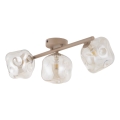 Plafondlampa LAVA 3xG9/8W/230V beige/rökbeige