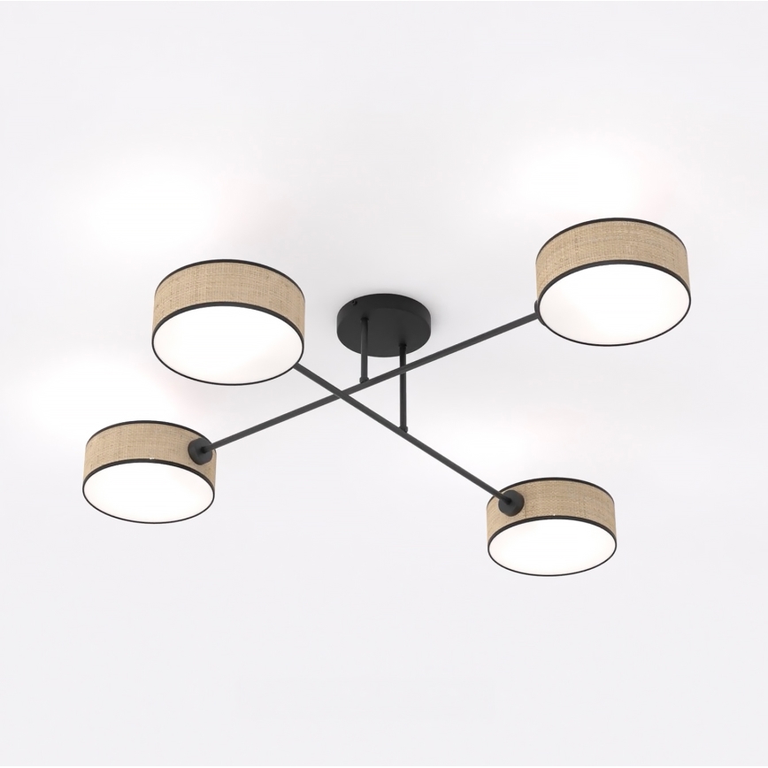 Plafondlampa MAGA 4xE14/10W/230V beige