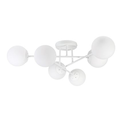 Plafondlampa MALENA 6xE14/5W/230V vit