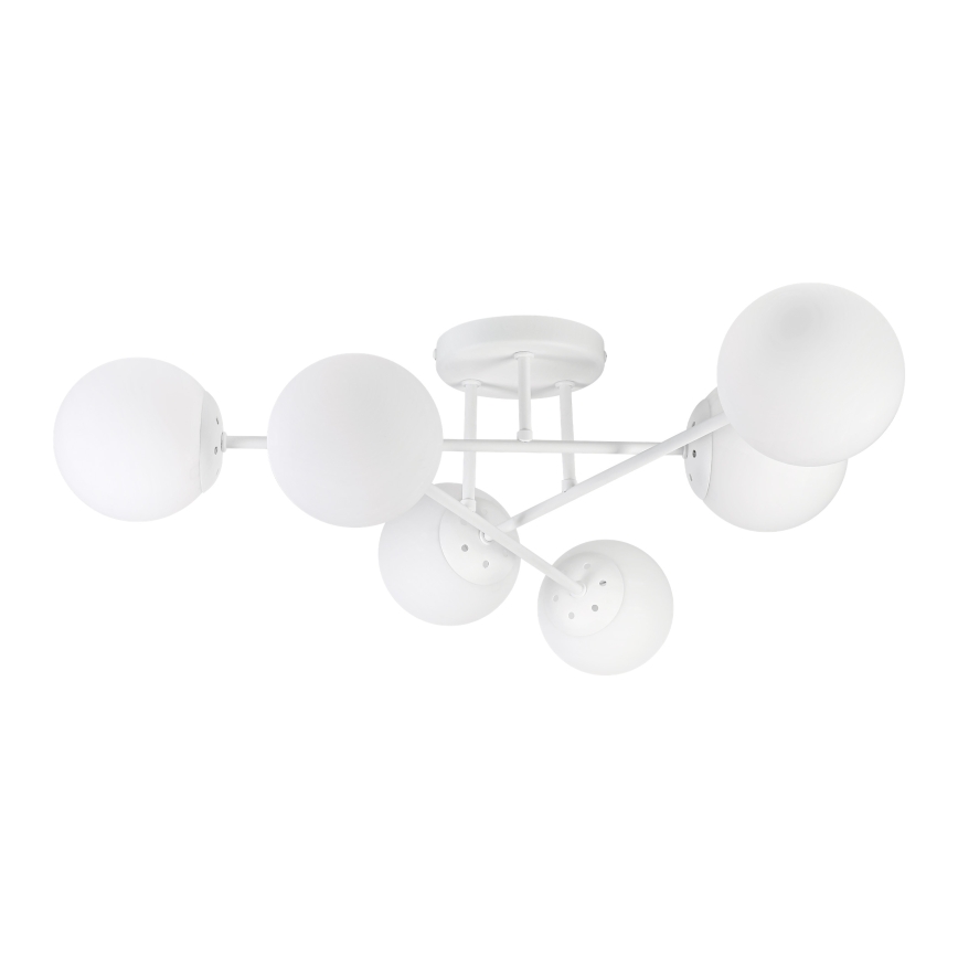 Plafondlampa MALENA 6xE14/5W/230V vit