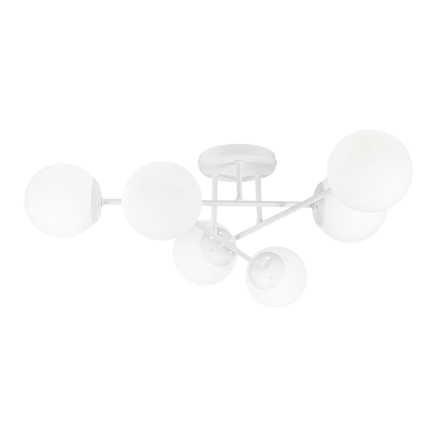 Plafondlampa MALENA 6xE14/5W/230V vit