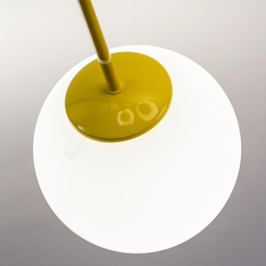 Plafondlampa MOON 6xE27/15W/230V turkos/gul/blå