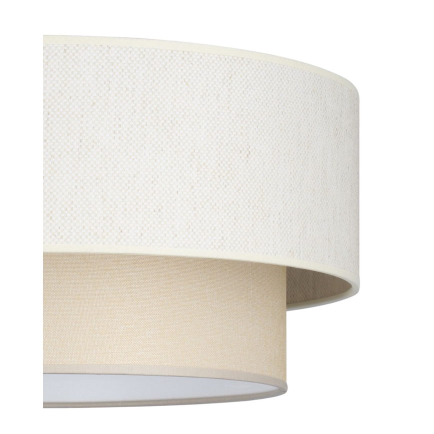 Plafondlampa NATIA 1xE27/60W/230V Ø 45 cm krämvit