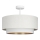 Plafondlampa NATIA 1xE27/60W/230V Ø 45 cm vit