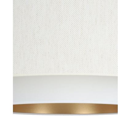 Plafondlampa NATIA 1xE27/60W/230V Ø 45 cm vit