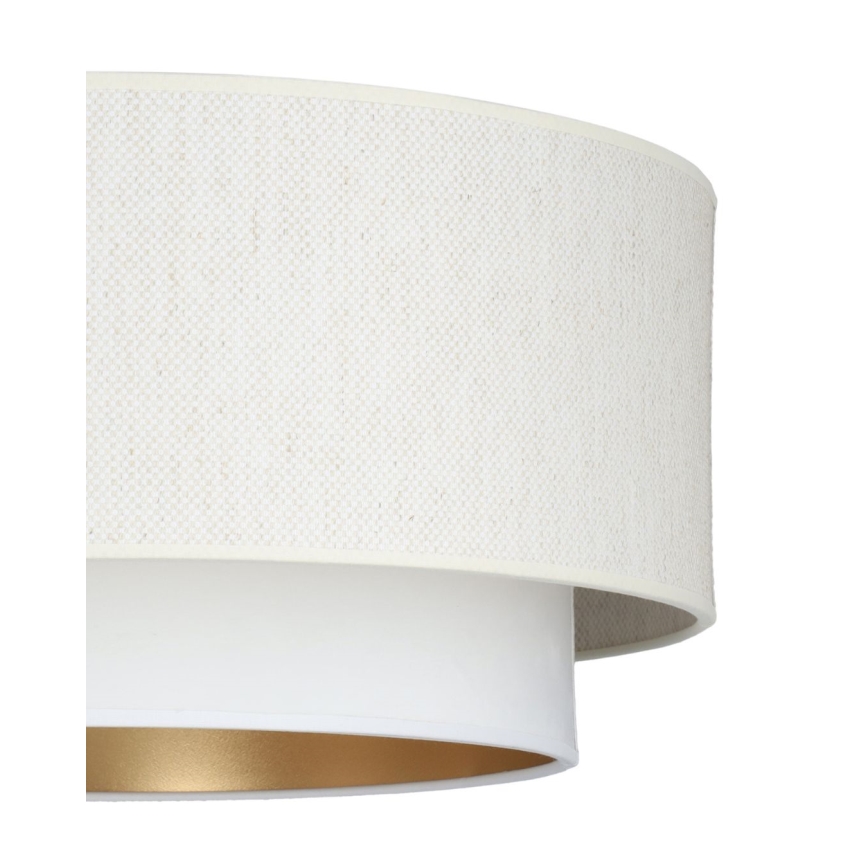 Plafondlampa NATIA 1xE27/60W/230V Ø 45 cm vit