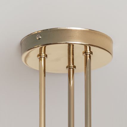 Plafondlampa OXFORD 3xE27/15W/230V guldfärgad