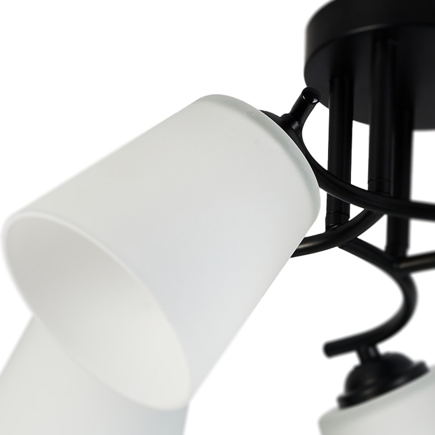 Plafondlampa PAFOS 5xE27/15W/230V, svart