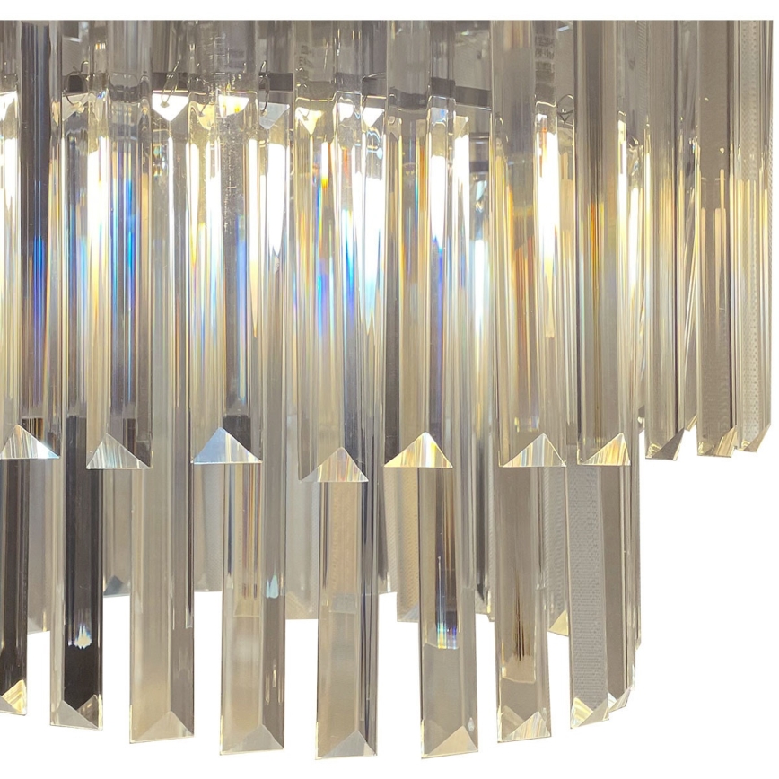 Plafondlampa VETRO 4xE14/40W/230V i blank krom