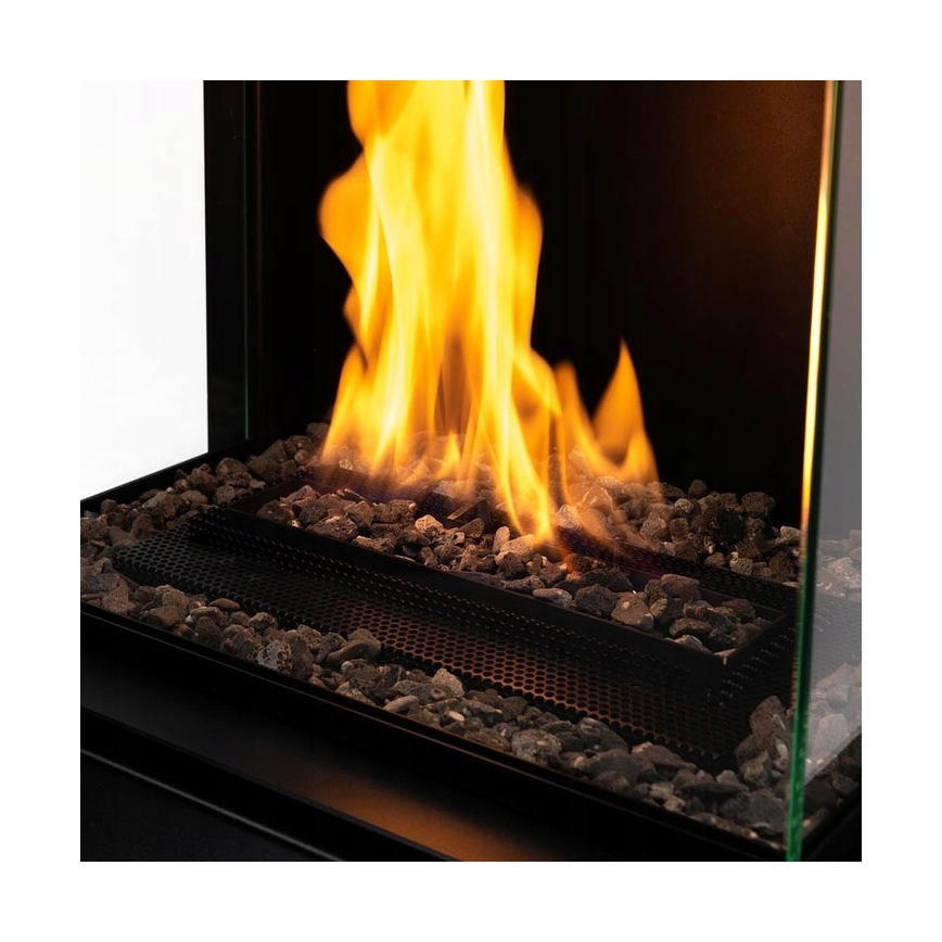 Planika - BIO-eldstad med fjärrkontroll 126,2x40 cm 3,5kW/230V svart