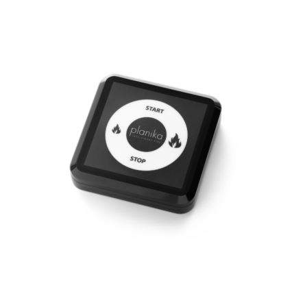 Planika - BIO-eldstad med fjärrkontroll 72,6x65 cm 2,5kW/230V svart