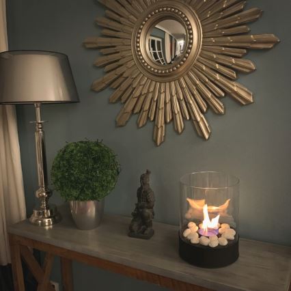 Planika - BIO-eldstad 36,3x25,1 cm 2,5 kW svart