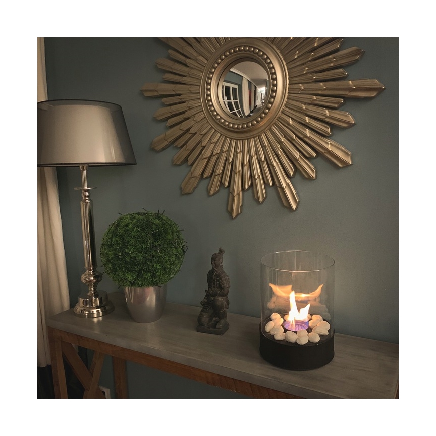 Planika - BIO-eldstad 36,3x25,1 cm 2,5 kW svart