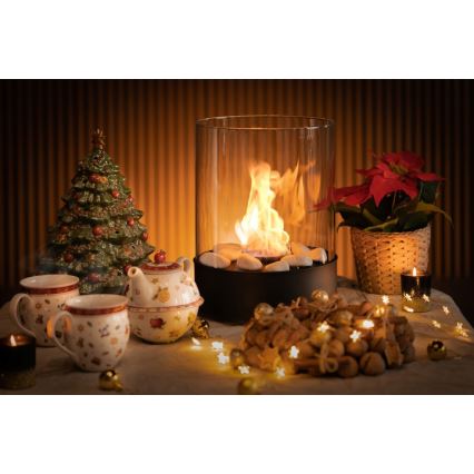 Planika - BIO-eldstad 36,3x25,1 cm 2,5 kW svart