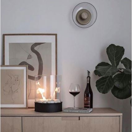 Planika - BIO-eldstad 36,3x25,1 cm 2,5 kW svart