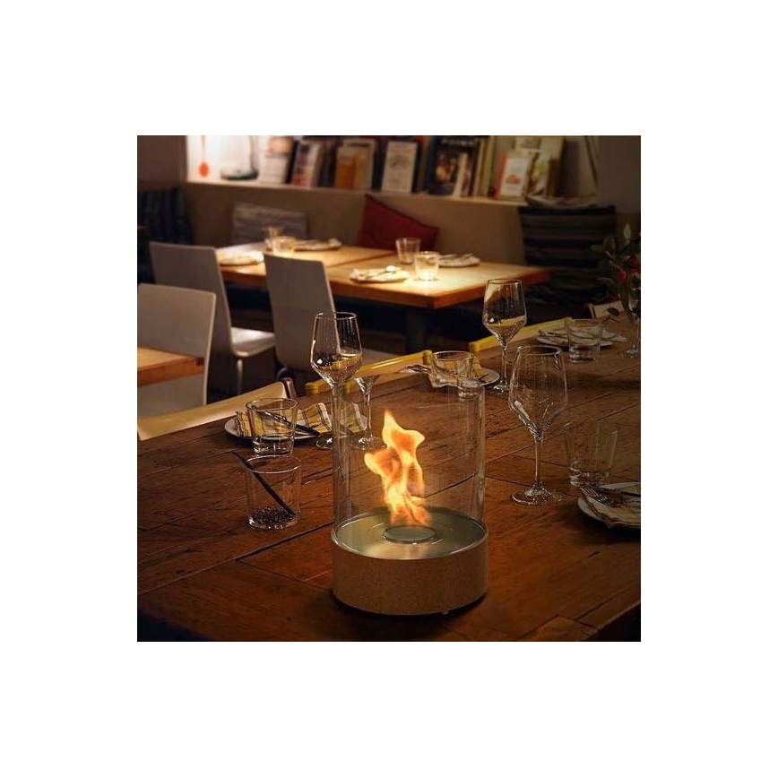 Planika - BIO-eldstad 36,3x25,1 cm 2,5 kW beige