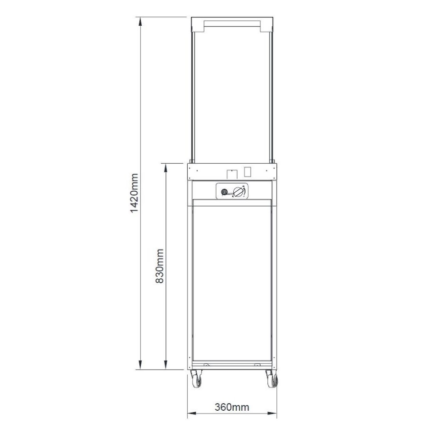 Planika - Utomhus gaskamin 142x36 cm 8kW 1xAAA grå + skyddsöverdrag