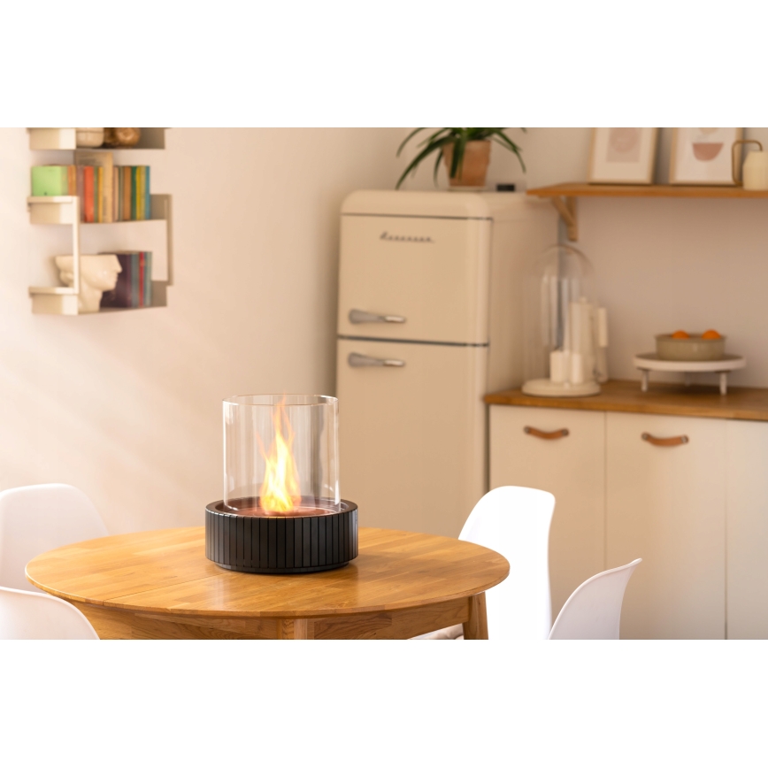 Planika - BIO eldstad 35,3x25,1 cm 2,5kW svart