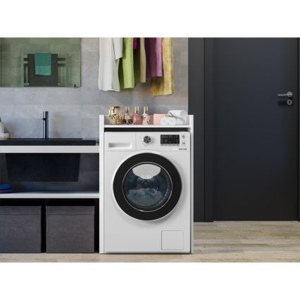 Tvättmaskinsskåp POLA 98x64 cm vitt