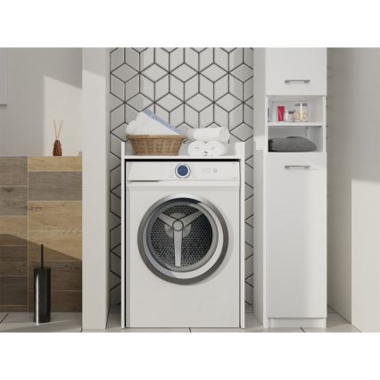 Tvättmaskinsskåp POLA 98x64 cm vitt