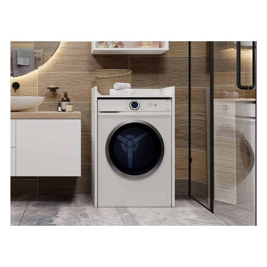 Tvättmaskinsskåp POLA 98x64 cm vitt