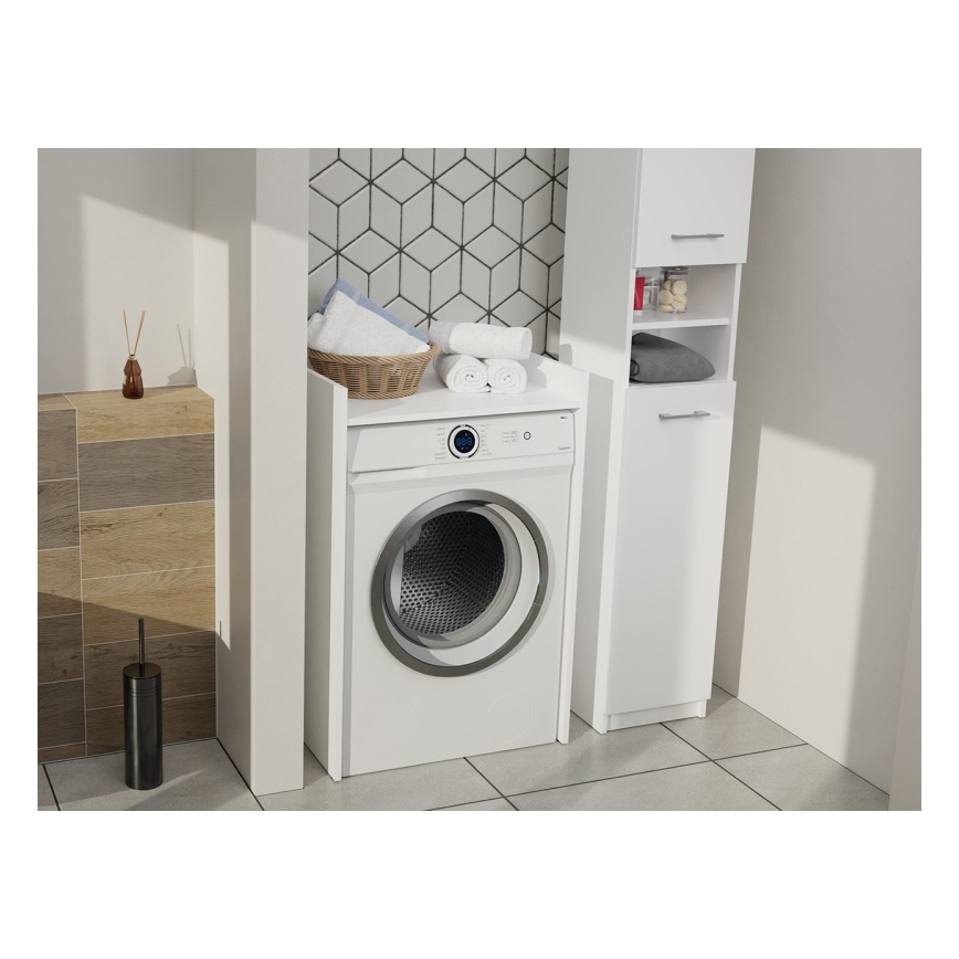 Tvättmaskinsskåp POLA 98x64 cm vitt