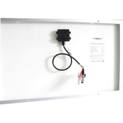 Polykristallinsk fotovoltaisk solpanel 30W/12V