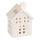 Porcelain ljus house 10 cm vit
