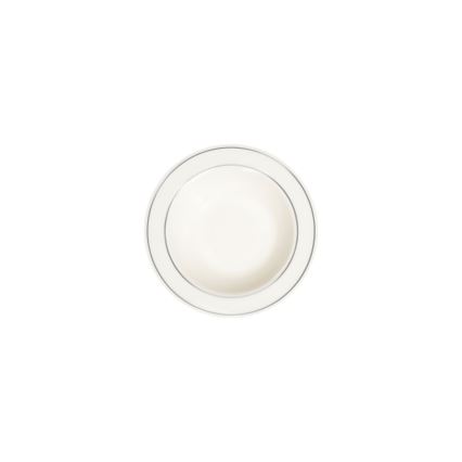 Porslinsservis 24 delar, vit/silver