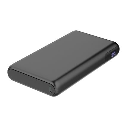 Power bank med LED display Power Delivery 30000 mAh/100W/3,7V svart