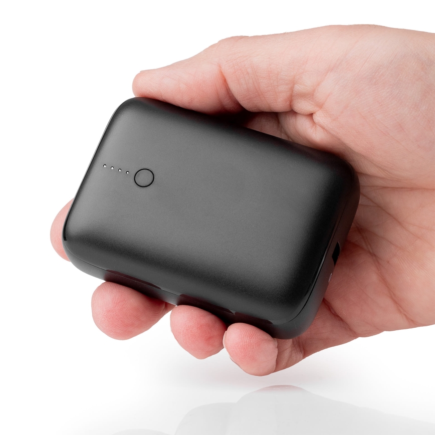 Power bank Power Delivery Compact 10000 mAh/22,5W/3,7V svart